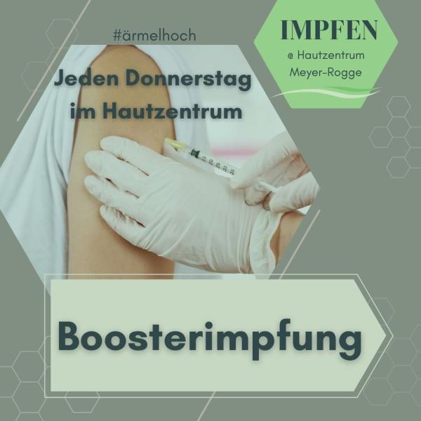 Booster Impfung im Hautzentrum Meyer-Rogge